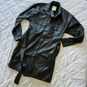 NWT - Abercrombie leather dress